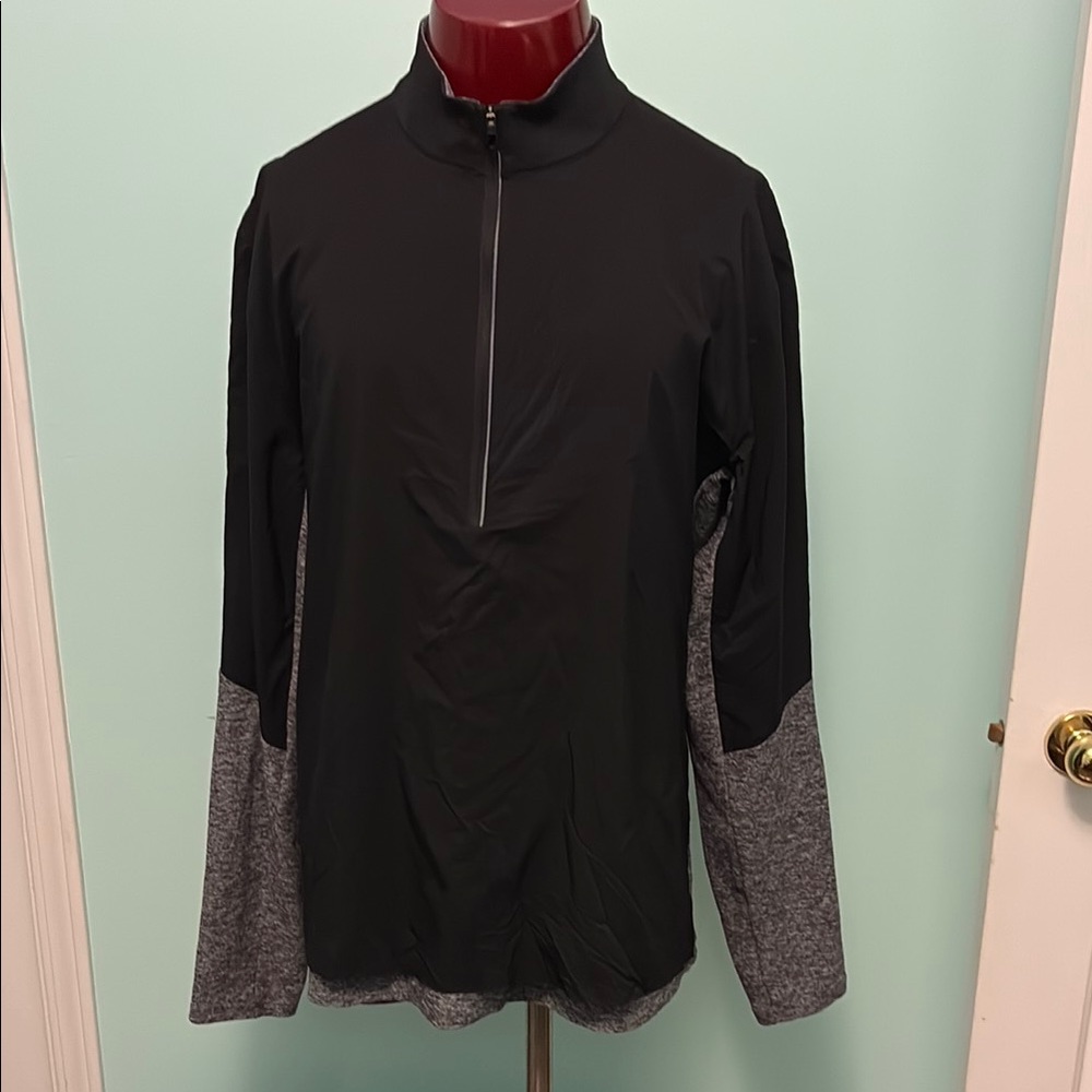 Lululemon Black and Gray Long Sleeve Pullover